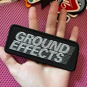 Vintage 70s 80s Ground Effects Logo Patch